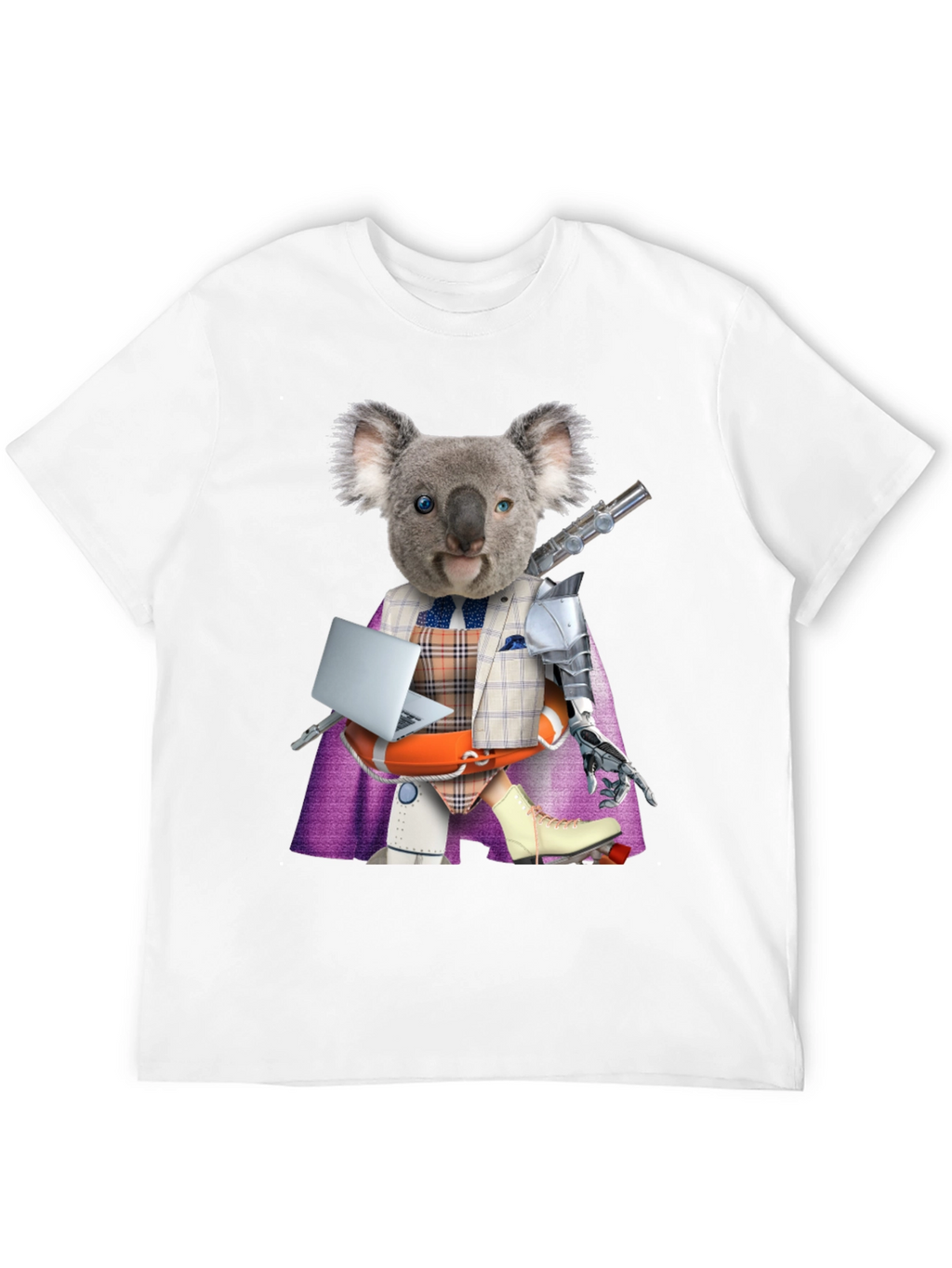Koala Robot T-Shirt - Unique Graphic Tee