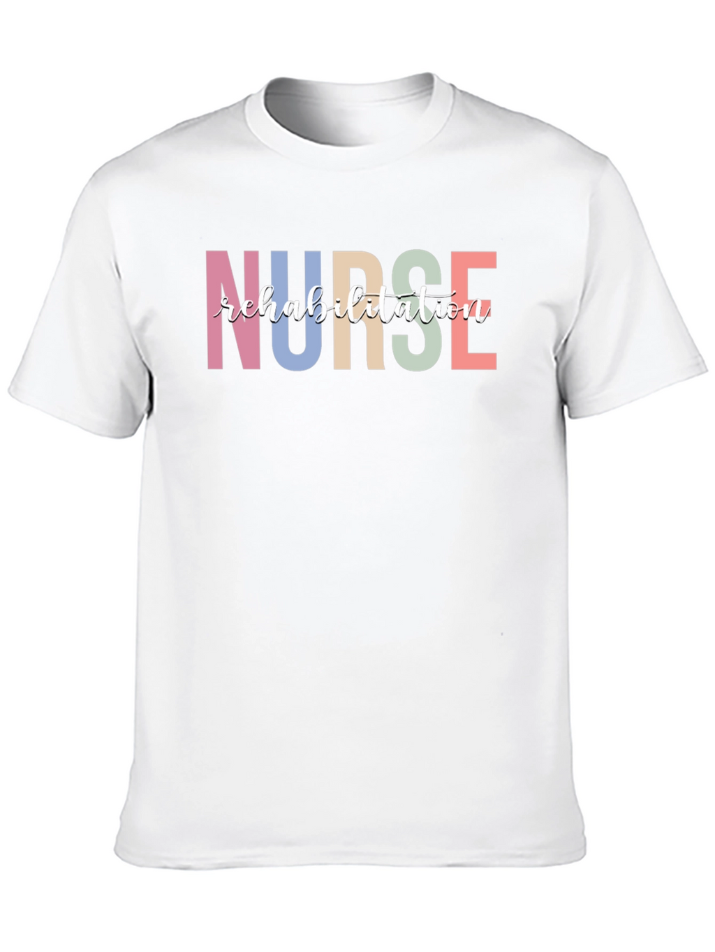 Nurse Rehabilitation Black T-Shirt