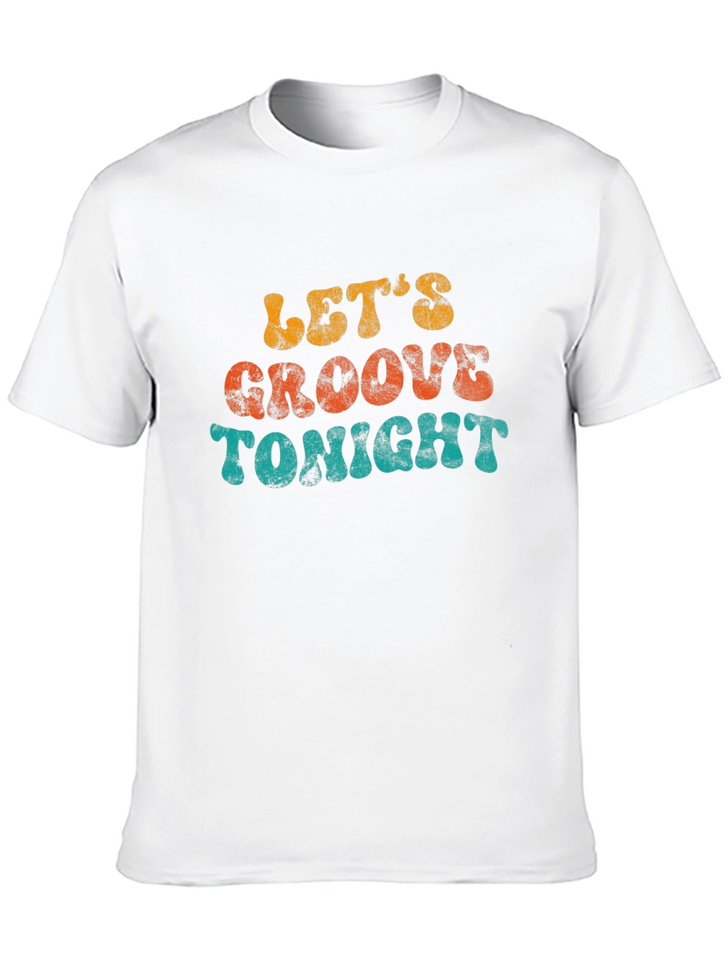 Retro Lets Groove Tonight Graphic Tee