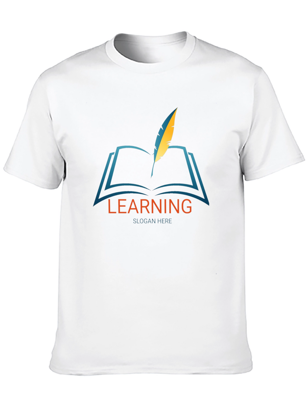 Learning Graphic Print Black T-Shirt