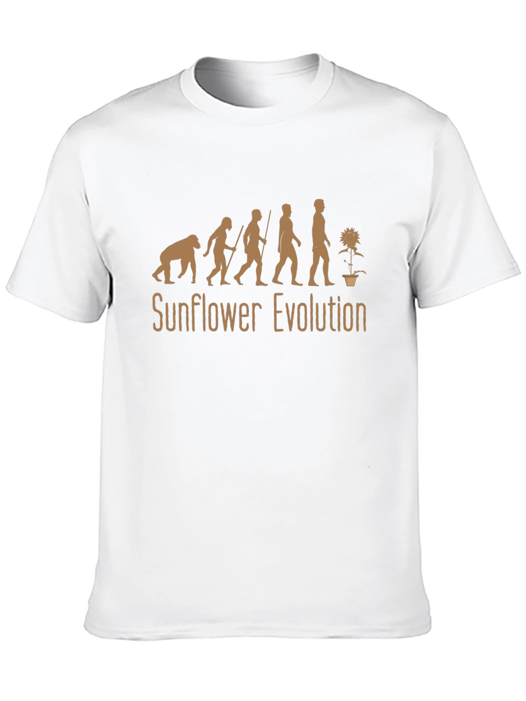Sunflower Evolution Graphic T-Shirt