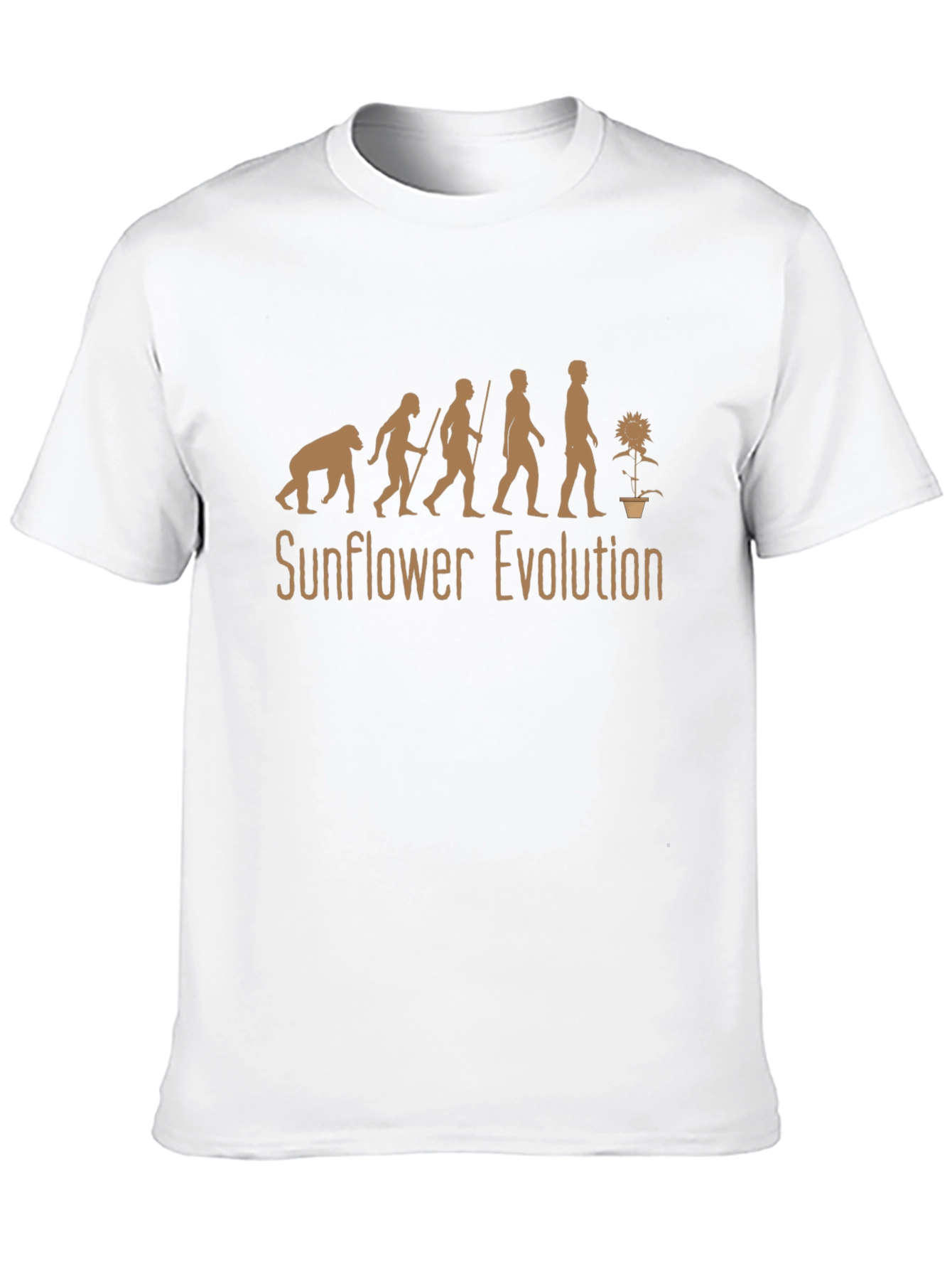 Sunflower Evolution Graphic T-Shirt
