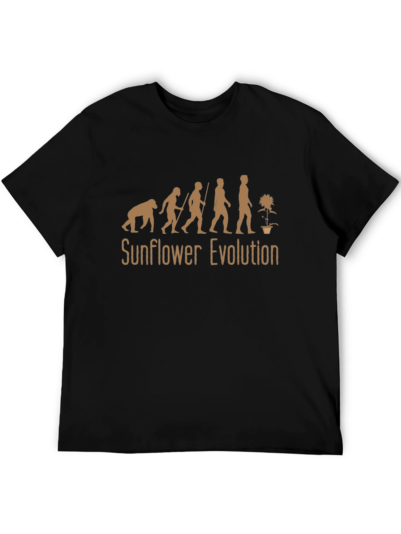 Sunflower Evolution Graphic T-Shirt