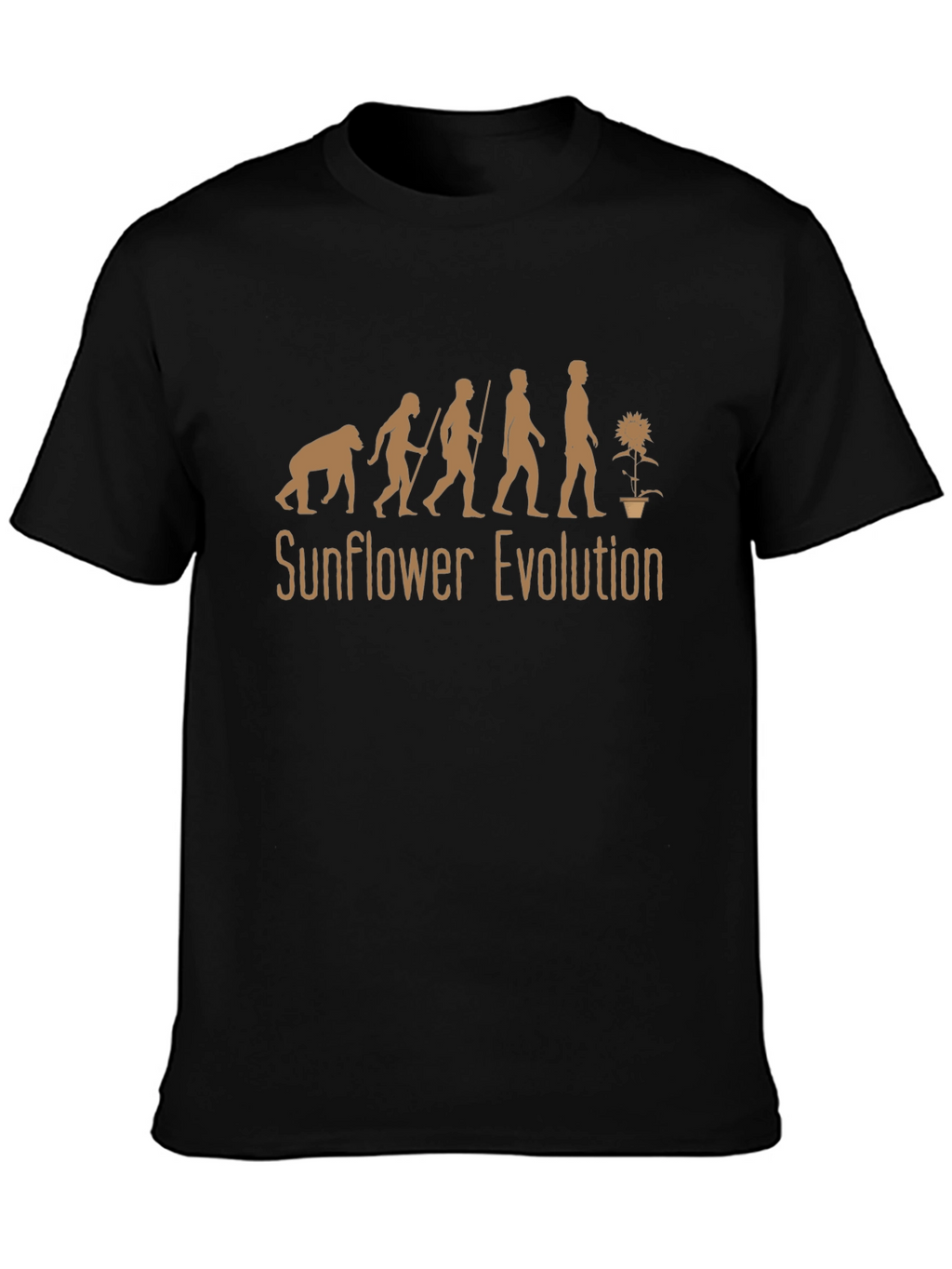 Sunflower Evolution Graphic T-Shirt