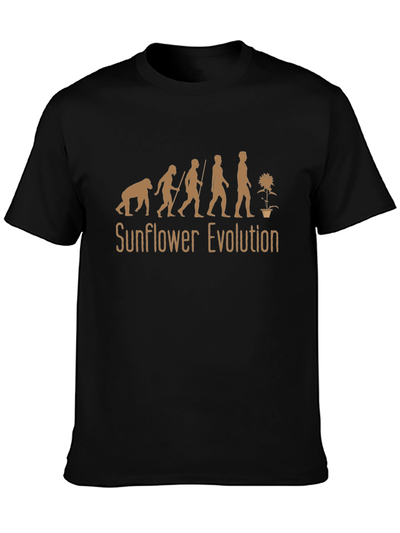 Sunflower Evolution Graphic T-Shirt
