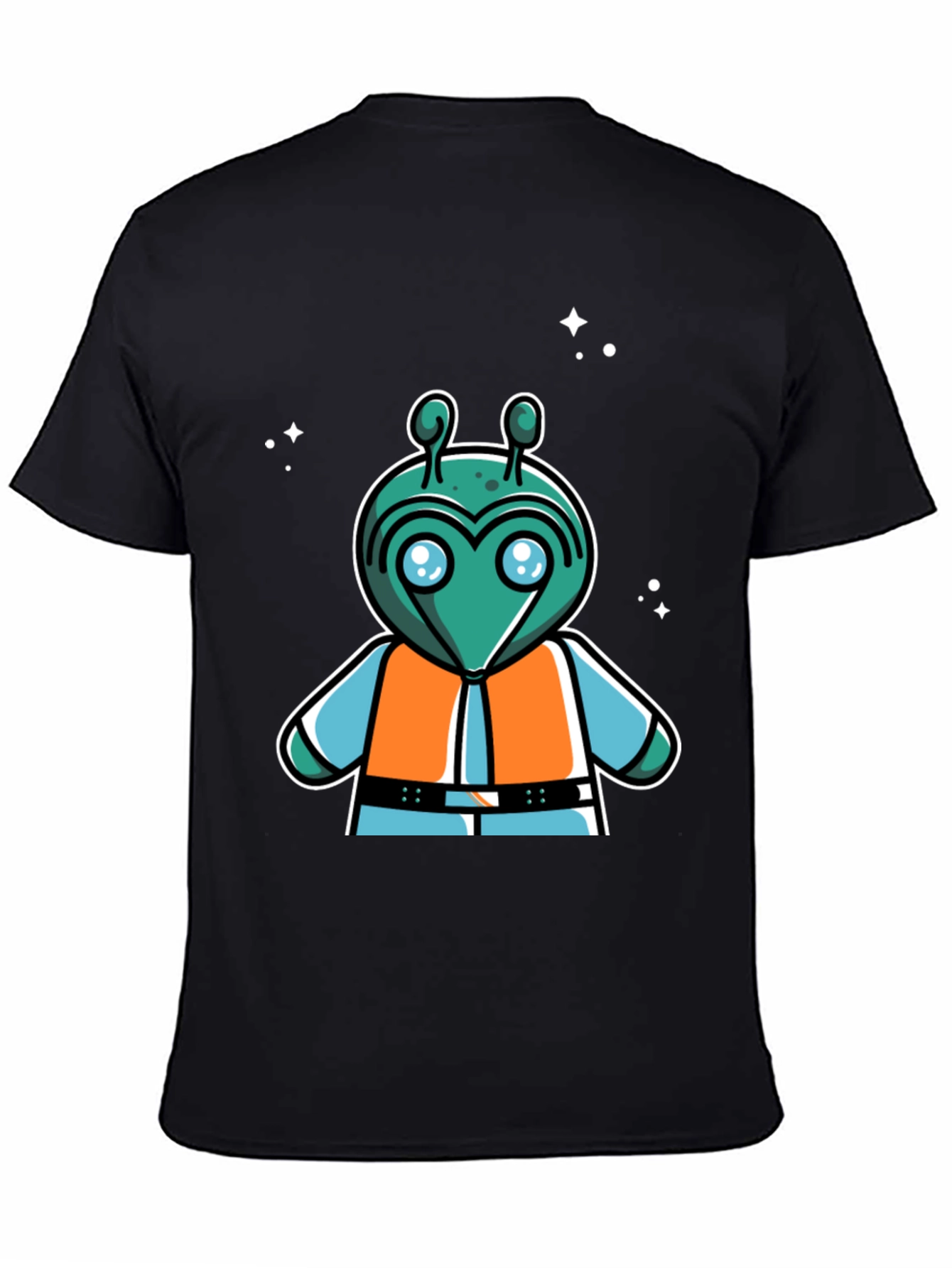 Retro Alien Cartoon Graphic T-Shirt
