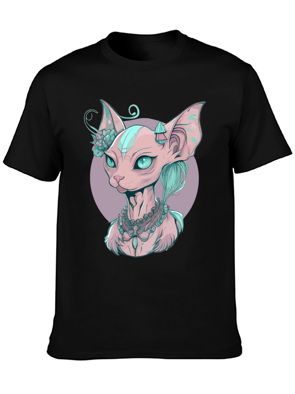 Sphynx Cat Portrait T-Shirt