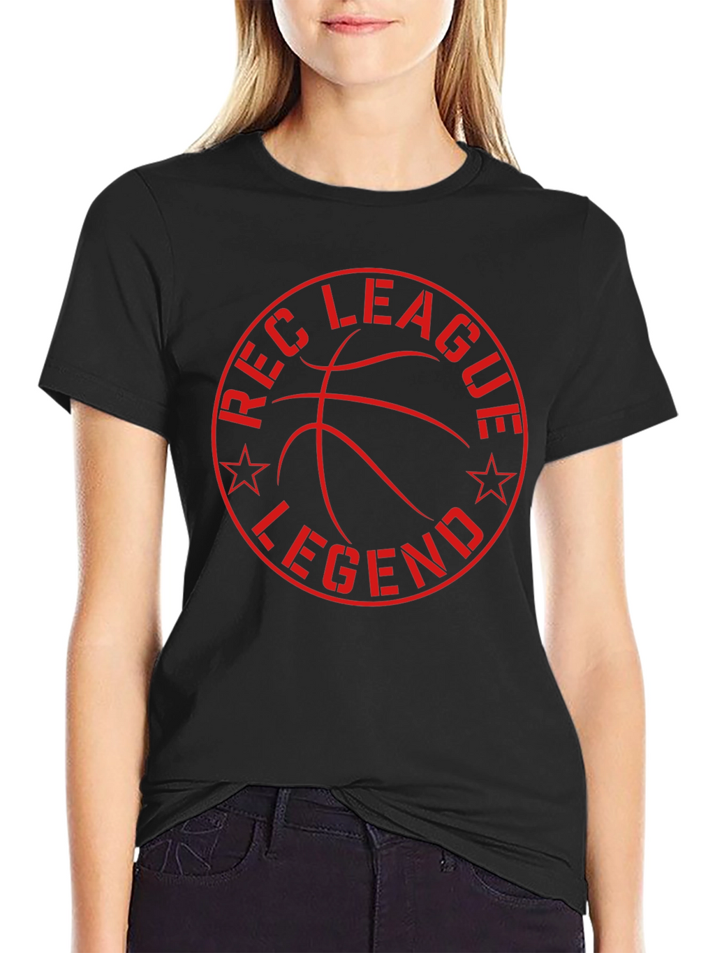Rec League Legend T-Shirt - Black