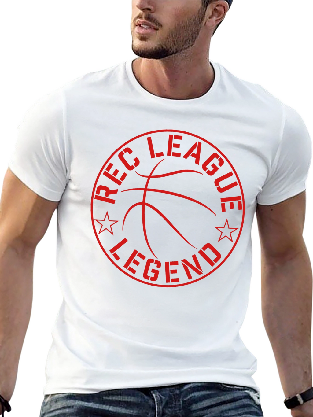 Rec League Legend T-Shirt - Black