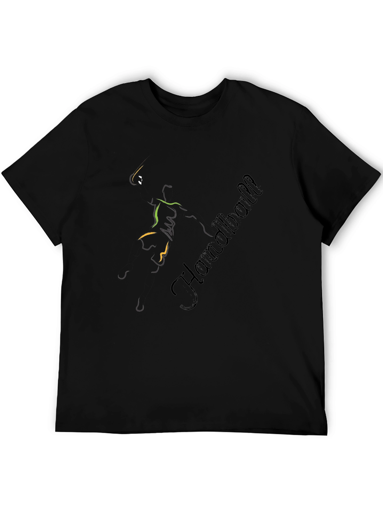 Handball Player Graphic T-Shirt - Sportswear Tee