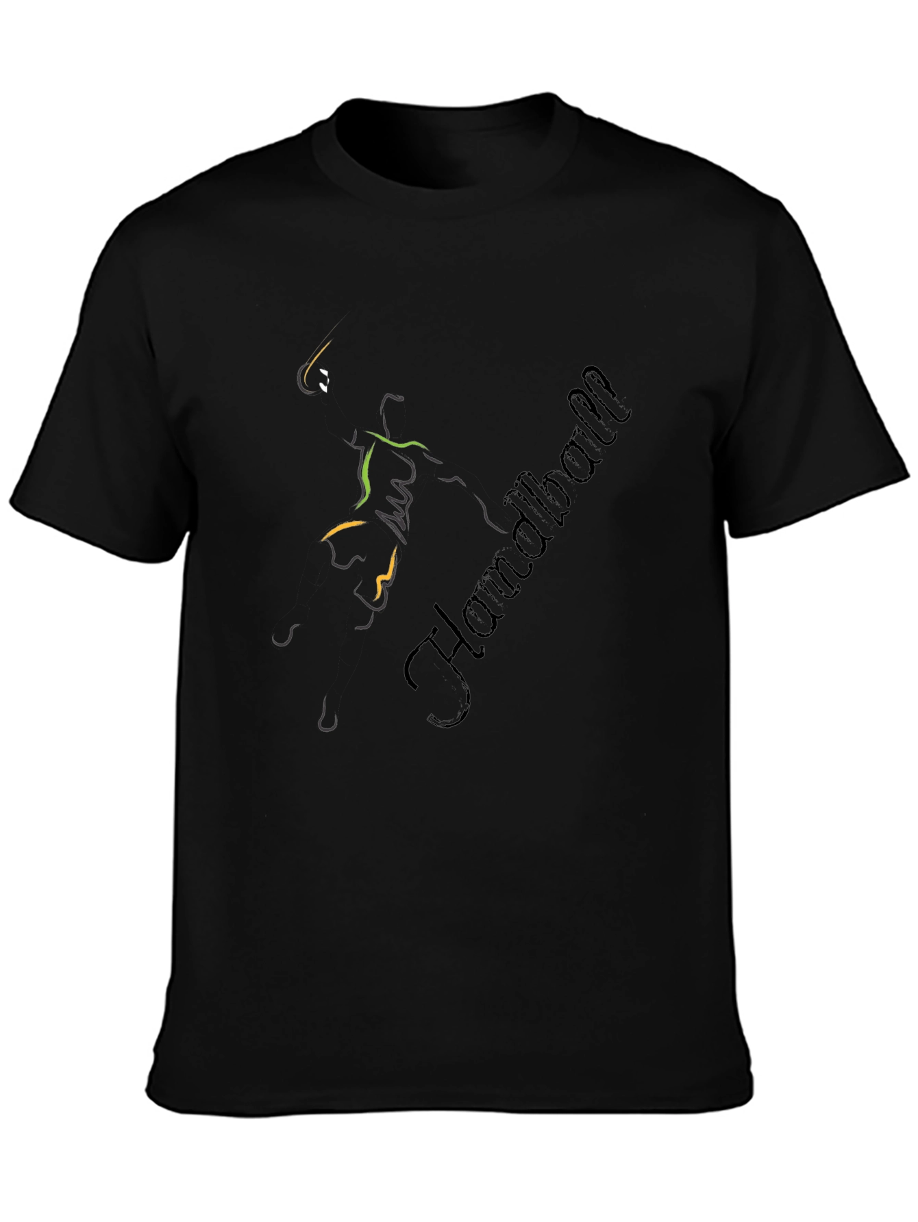 Handball Player Graphic T-Shirt - Sportswear Tee