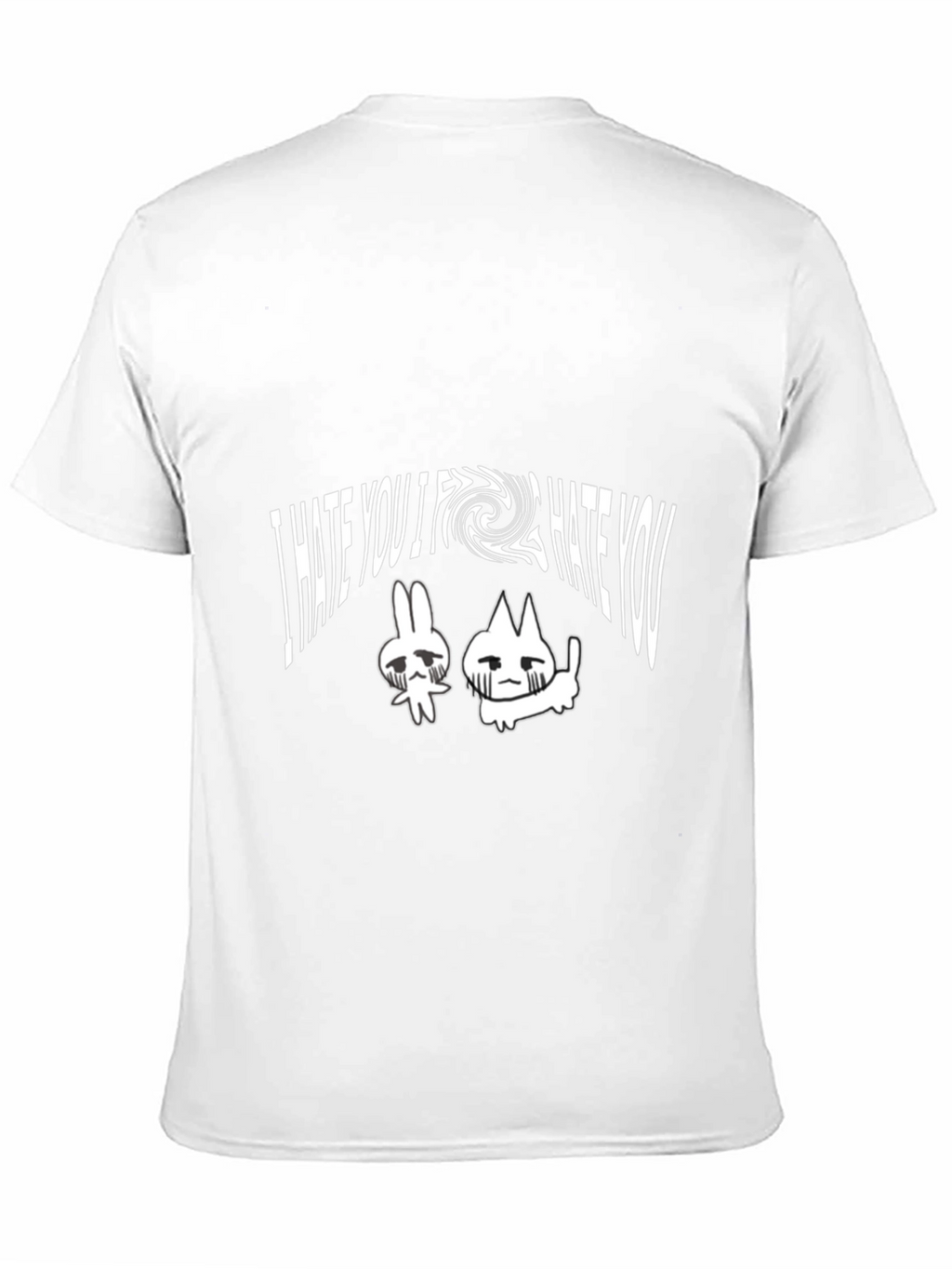 I Hate You Graphic Tee - Unisex Black T-Shirt