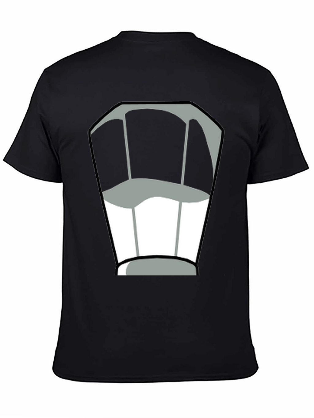 Chef Hat Graphic Tee - Black Cotton T-Shirt