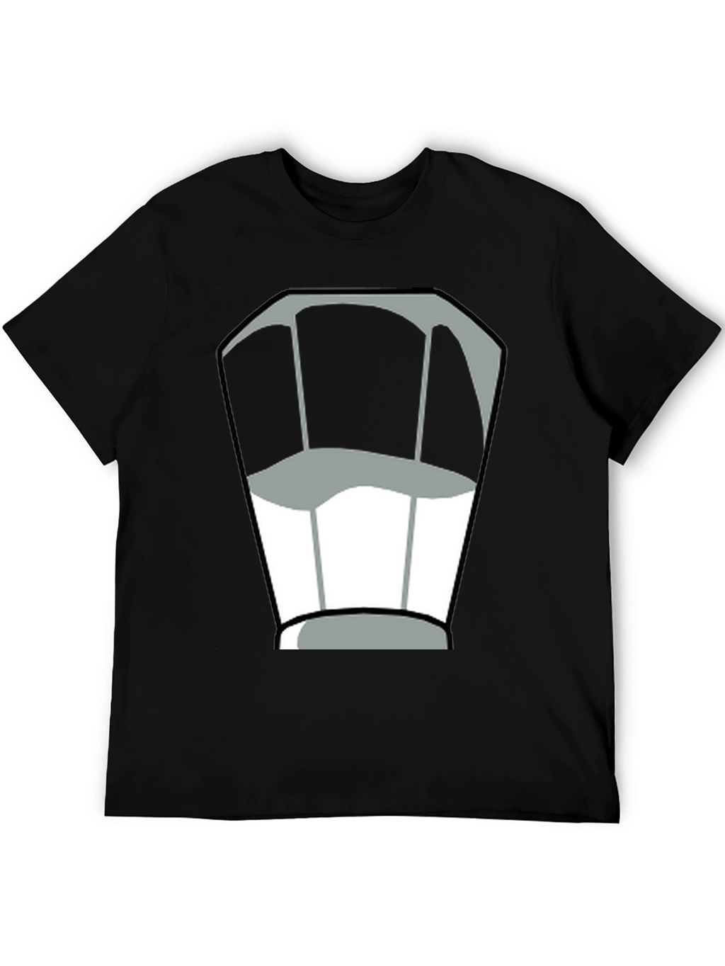 Chef Hat Graphic Tee - Black Cotton T-Shirt