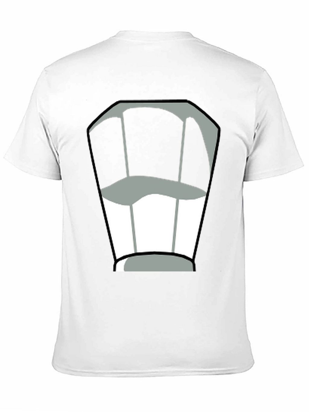 Chef Hat Graphic Tee - Black Cotton T-Shirt