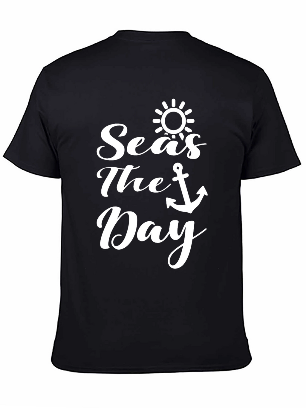 Seas The Day Graphic T-Shirt - Summer Nautical Theme
