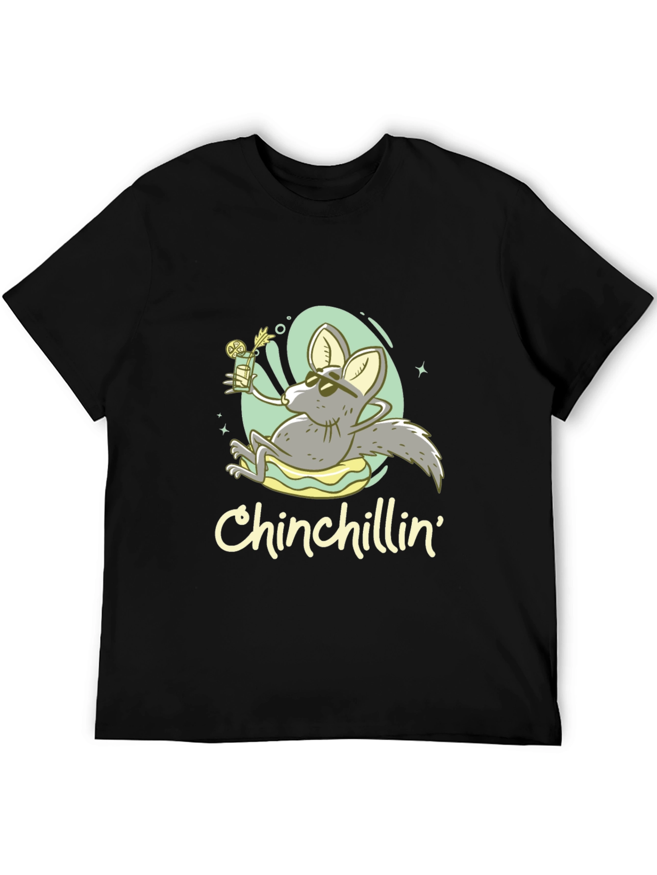 Chinchillin T-Shirt - Relaxed Cartoon Chinchilla Design