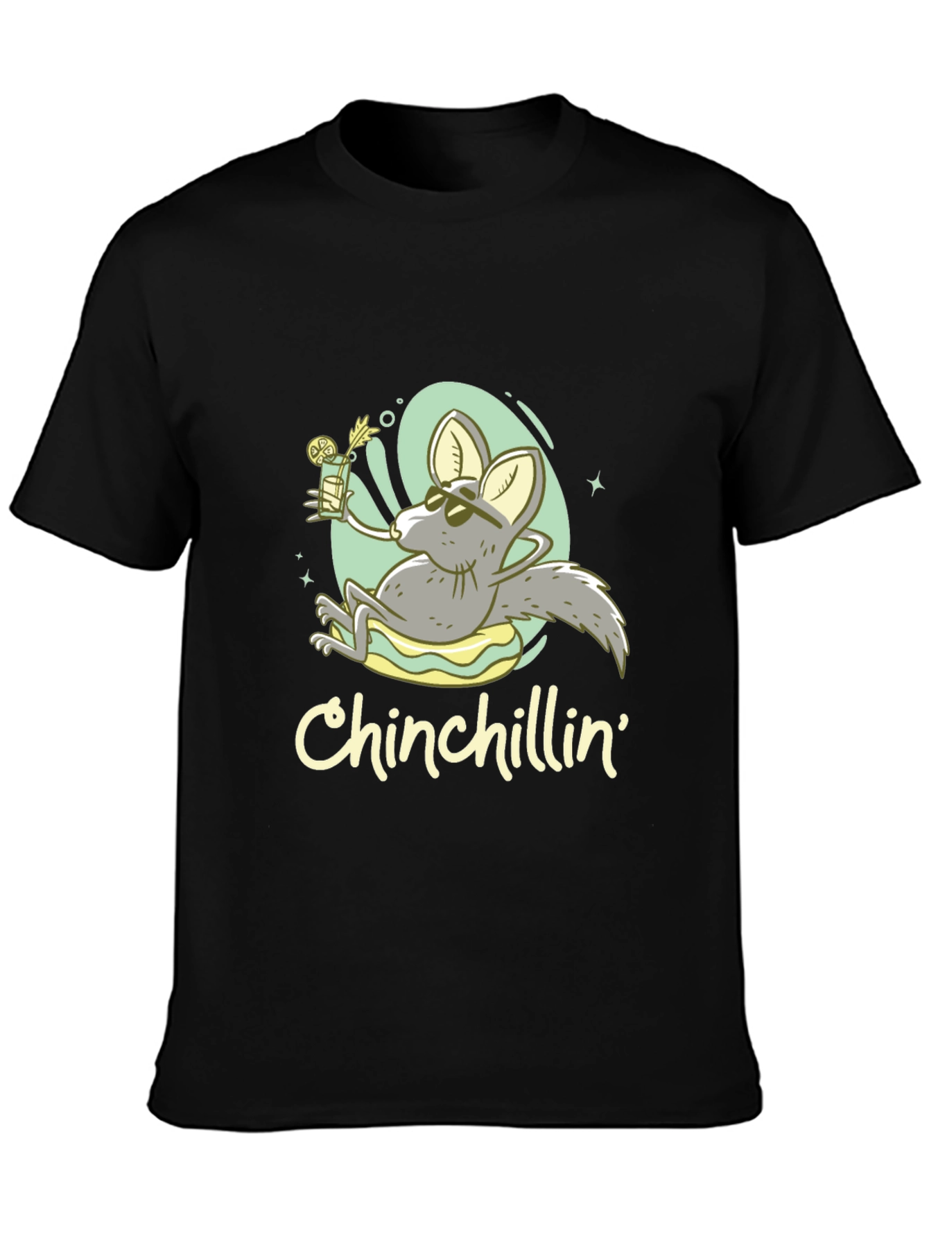 Chinchillin T-Shirt - Relaxed Cartoon Chinchilla Design