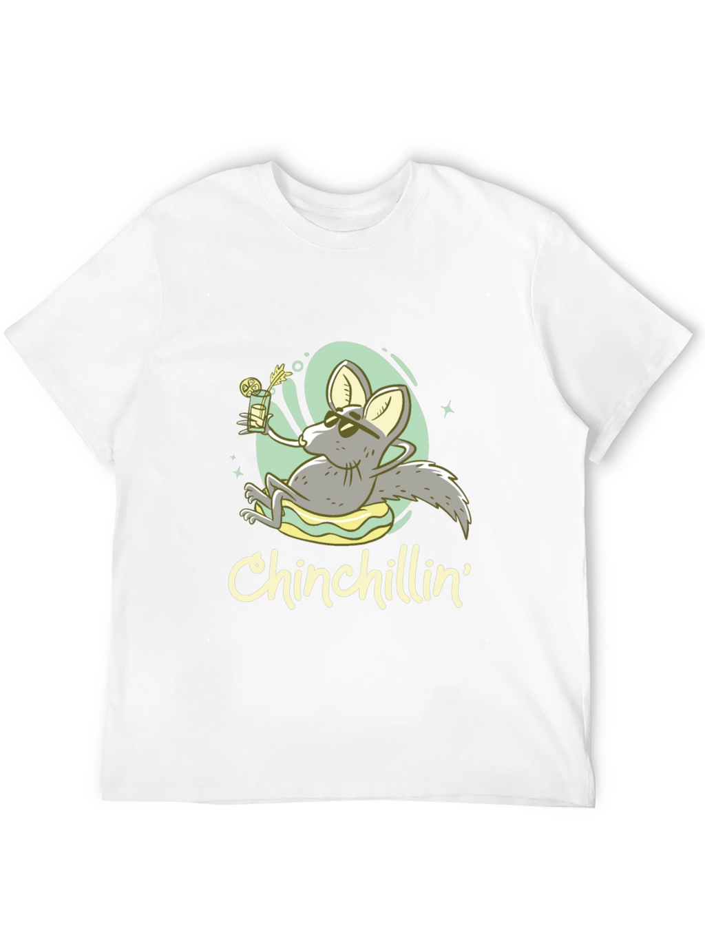 Chinchillin T-Shirt - Relaxed Cartoon Chinchilla Design