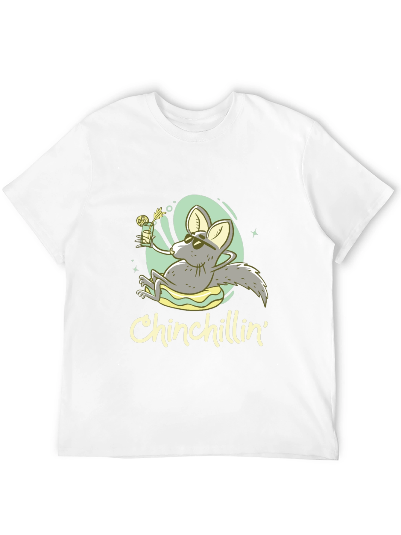 Chinchillin T-Shirt - Relaxed Cartoon Chinchilla Design