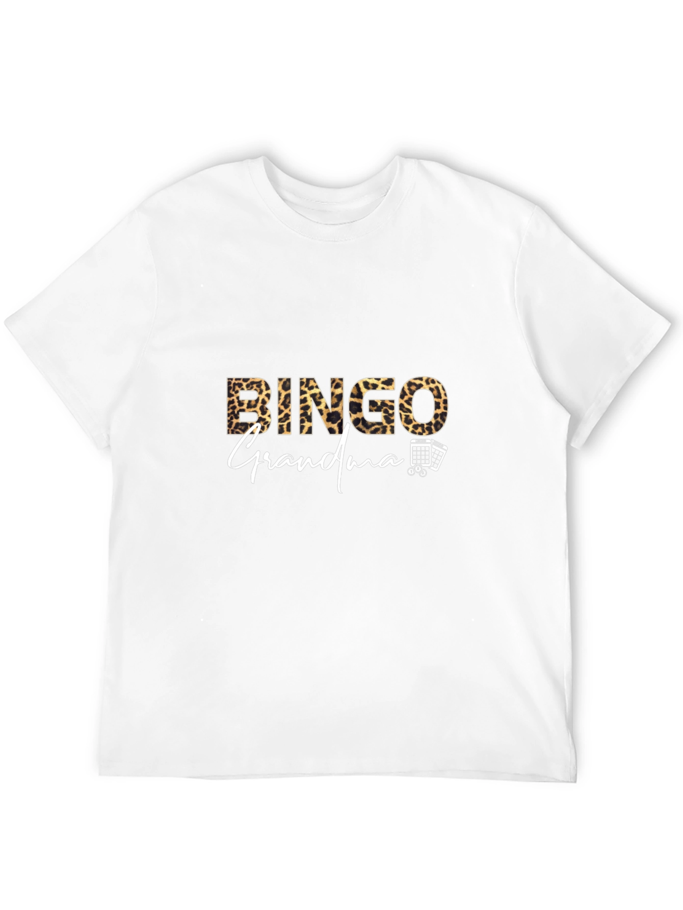 Bingo Grandma Leopard Print T-Shirt