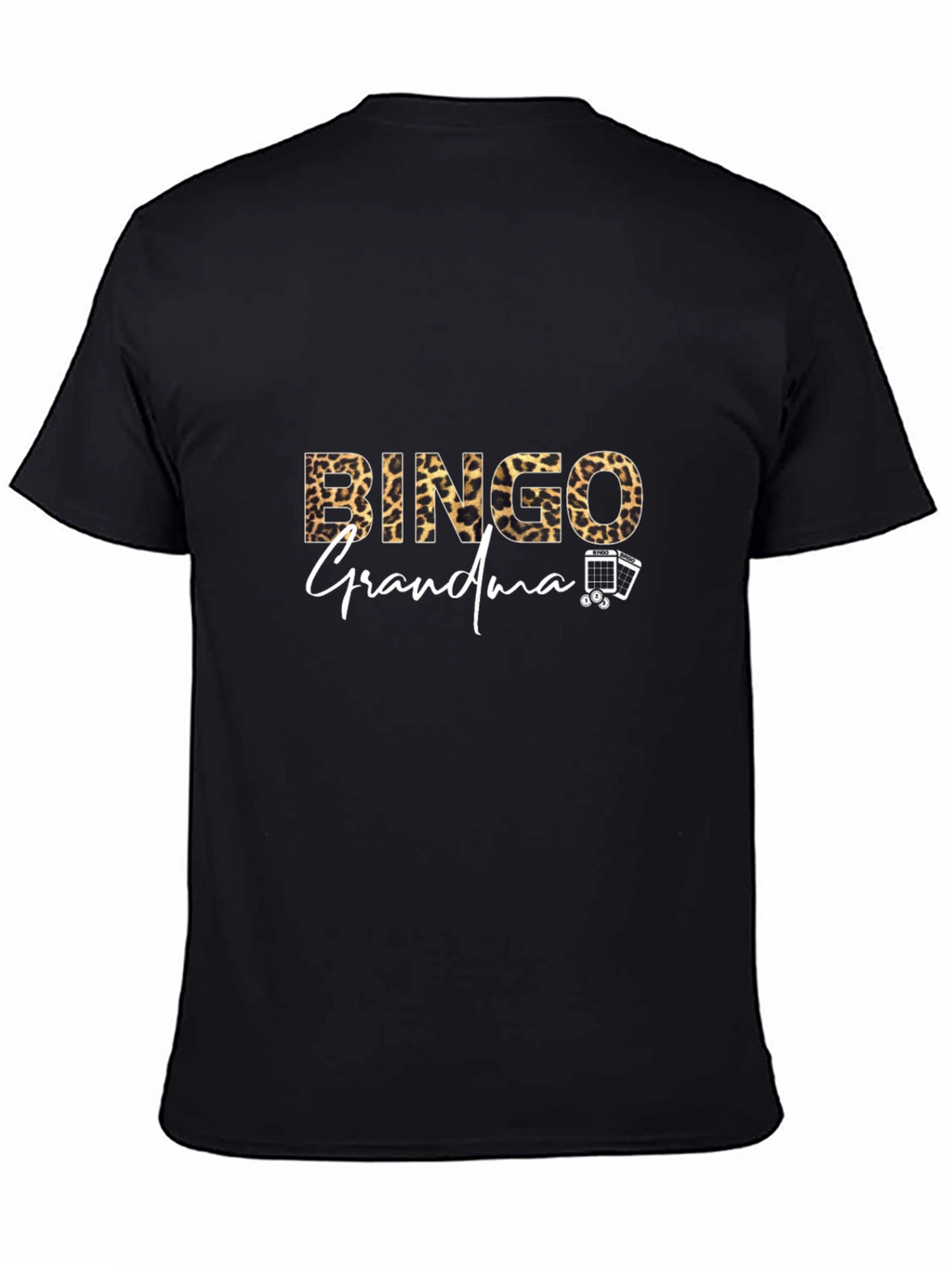 Bingo Grandma Leopard Print T-Shirt