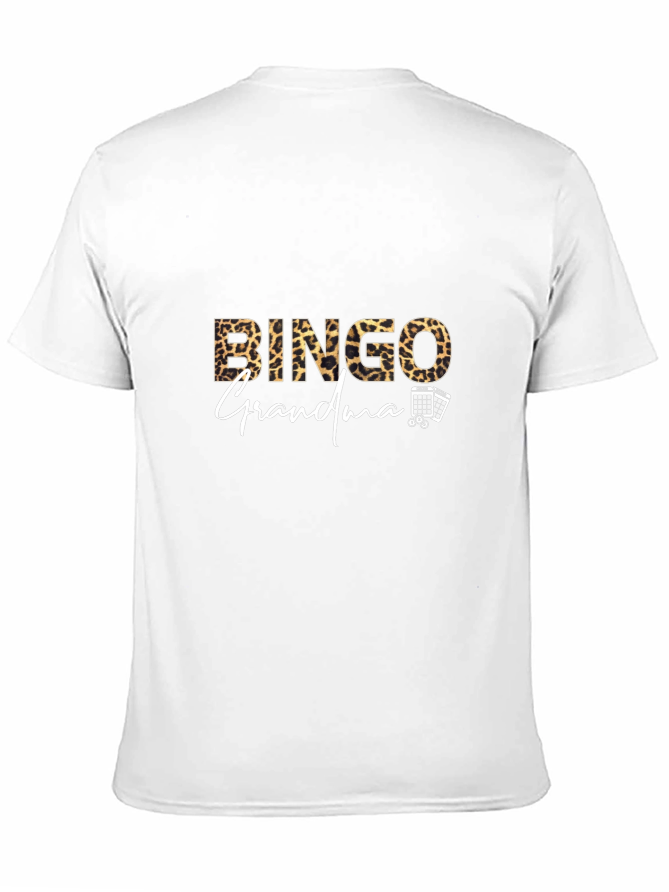 Bingo Grandma Leopard Print T-Shirt