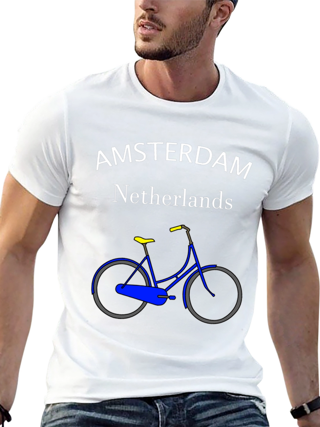 Amsterdam Netherlands Bike T-Shirt