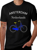 Amsterdam Netherlands Bike T-Shirt