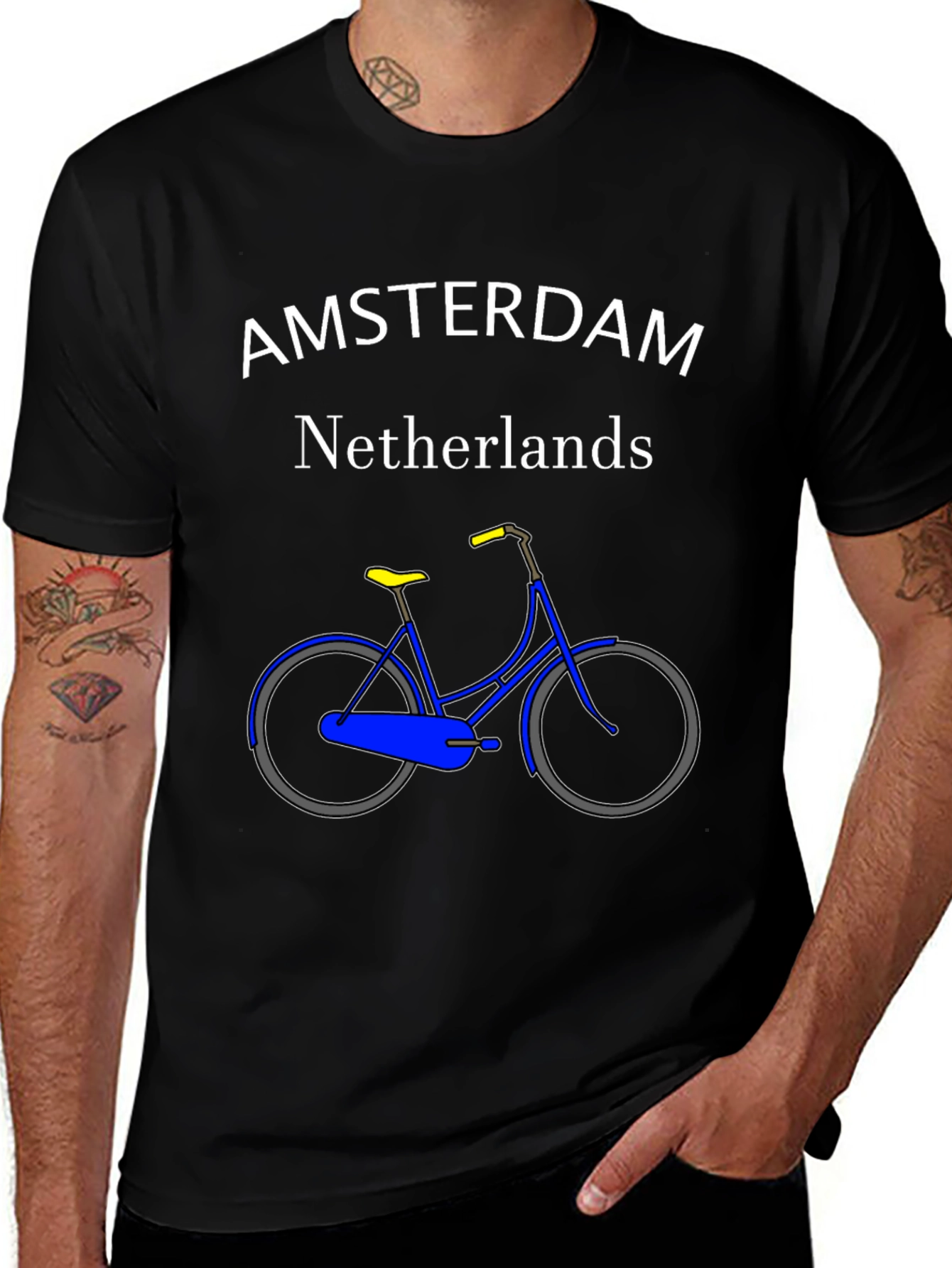 Amsterdam Netherlands Bike T-Shirt