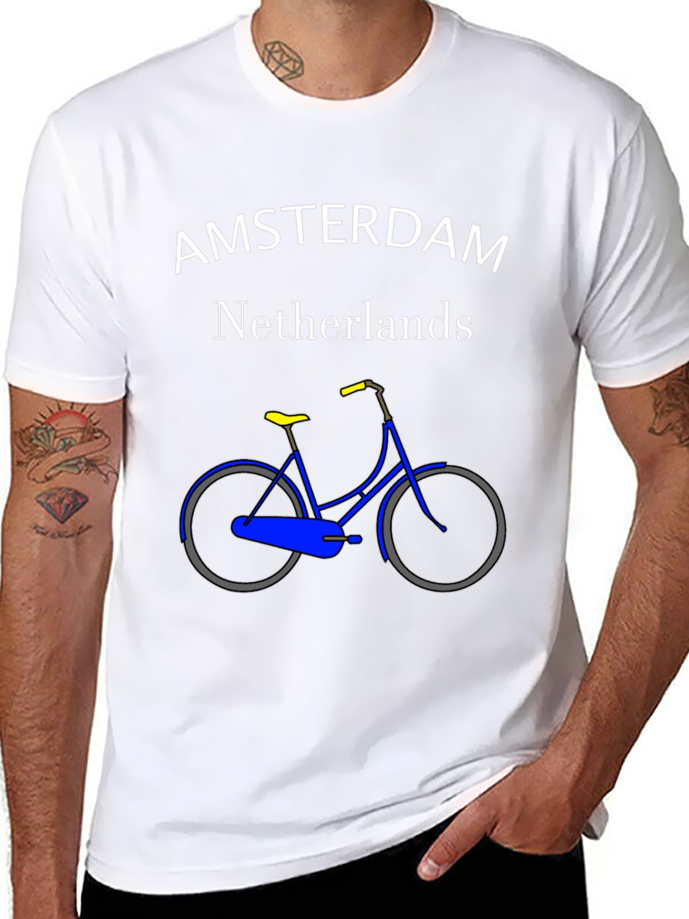 Amsterdam Netherlands Bike T-Shirt
