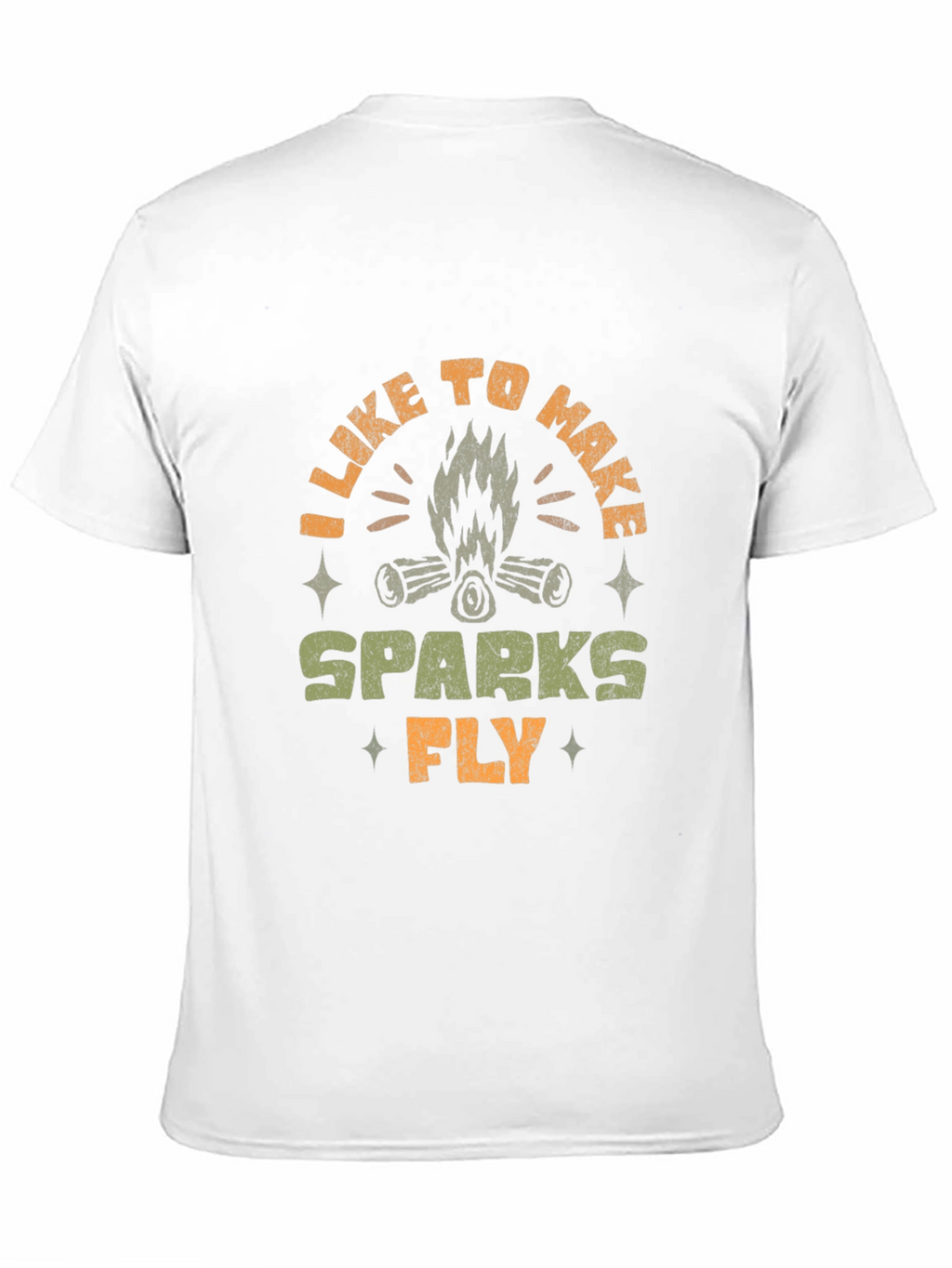 Campfire Sparks Graphic T-Shirt - Black