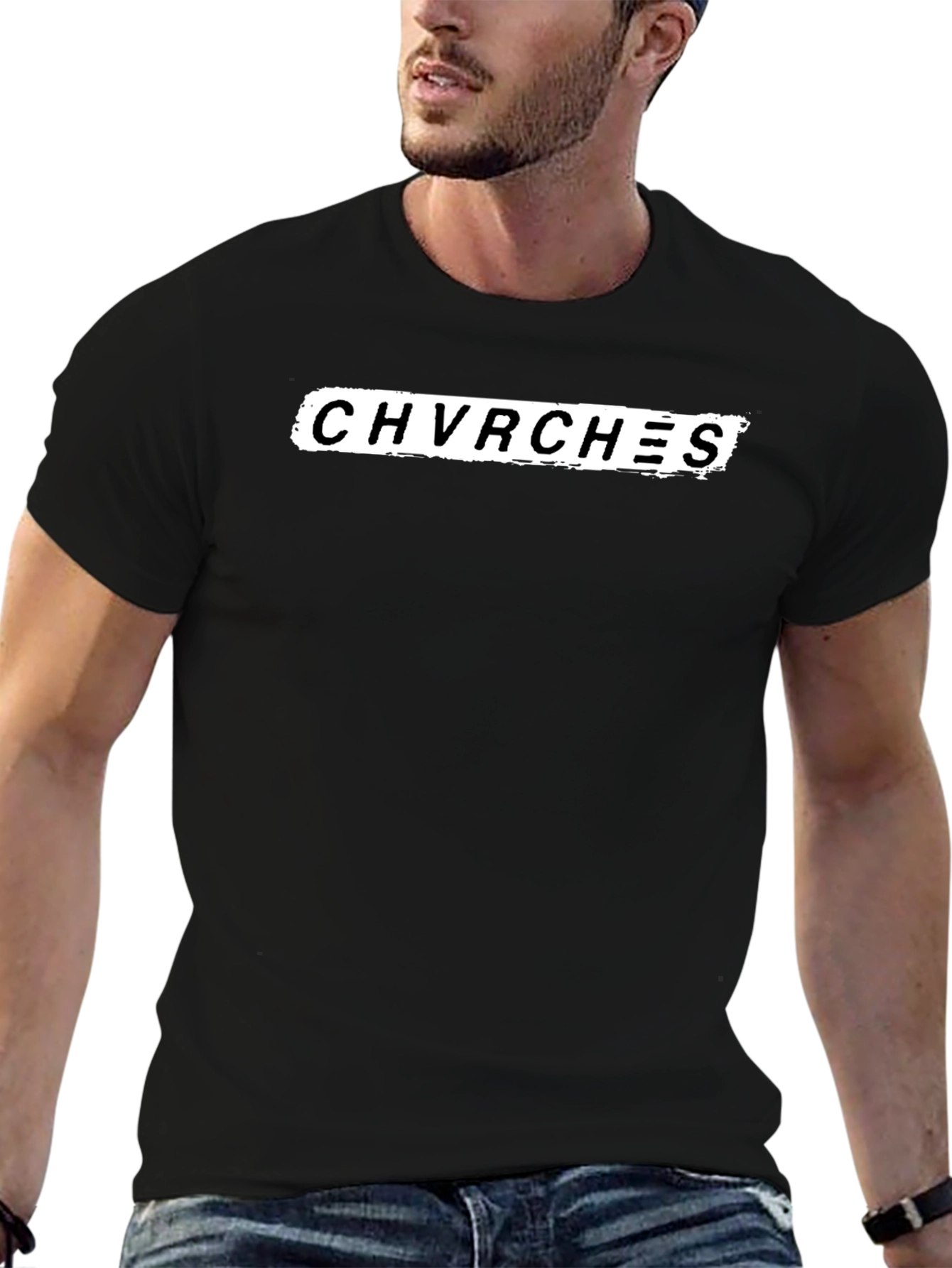 CHVRCHES Band Logo Black T-Shirt