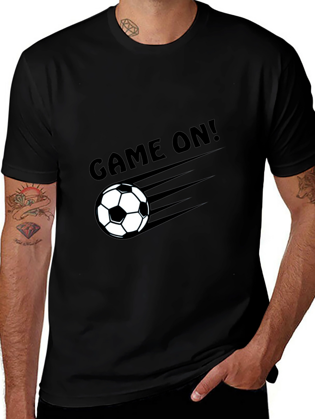 Game On! Graphic Tee - Black