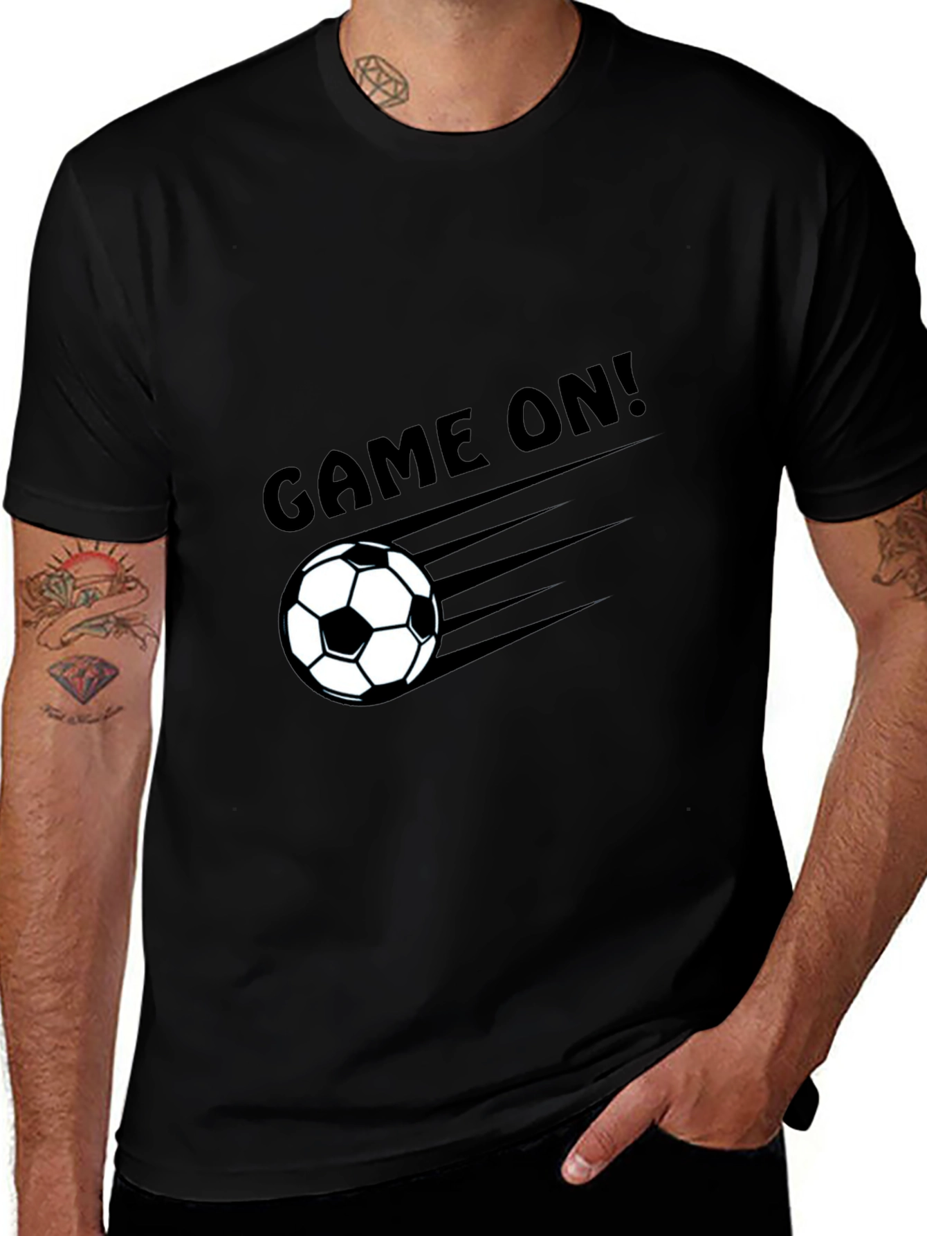 Game On! Graphic Tee - Black
