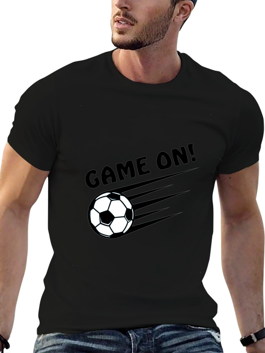 Game On! Graphic Tee - Black