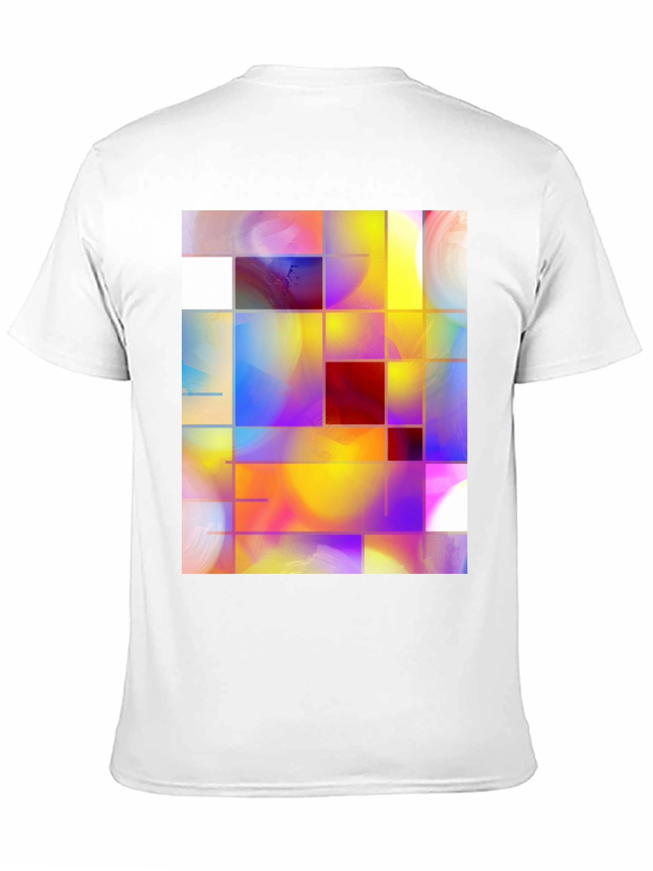 Abstract Grid Art Graphic Tee