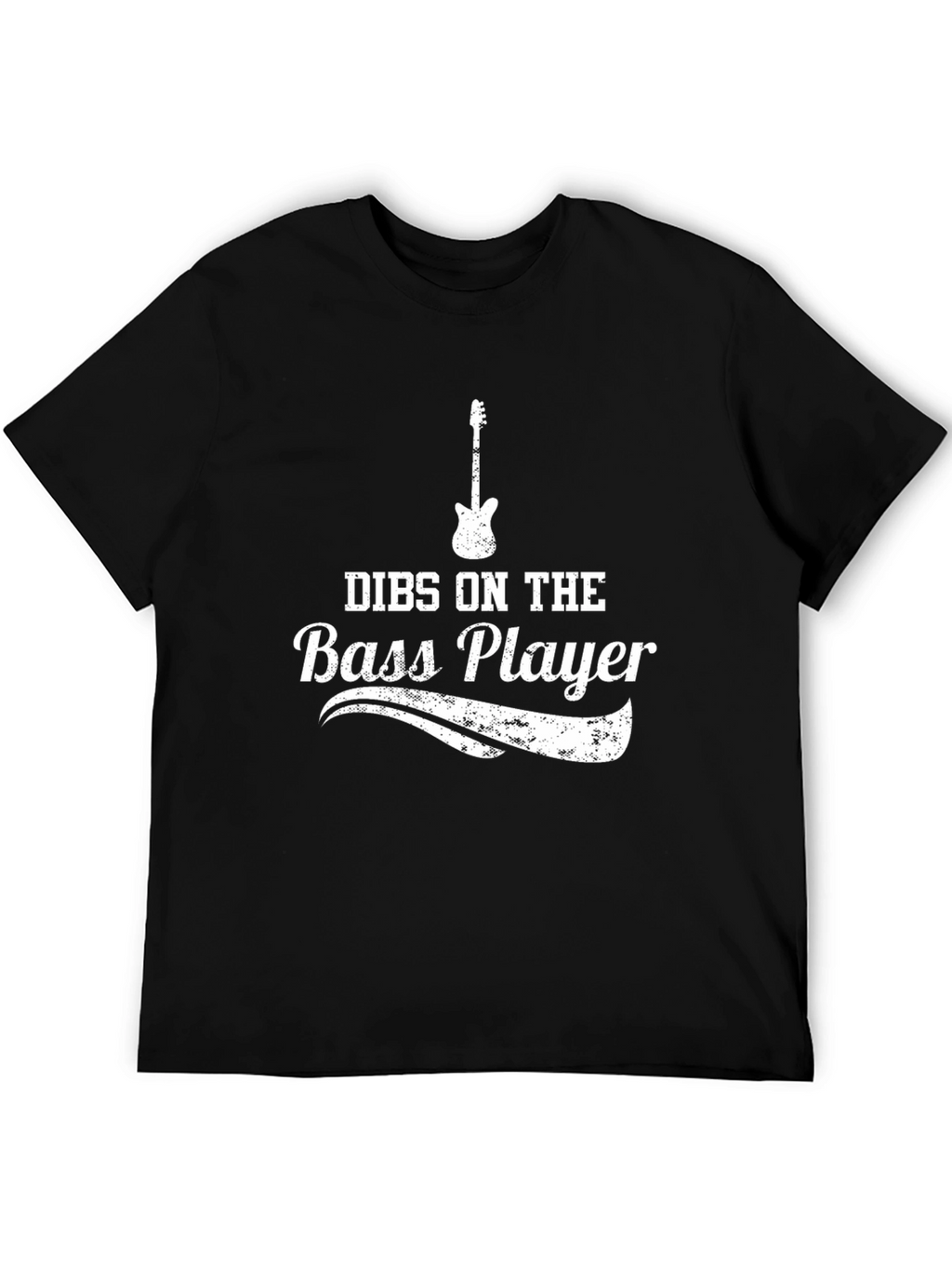 Dibs on the Bass Player Black T-Shirt