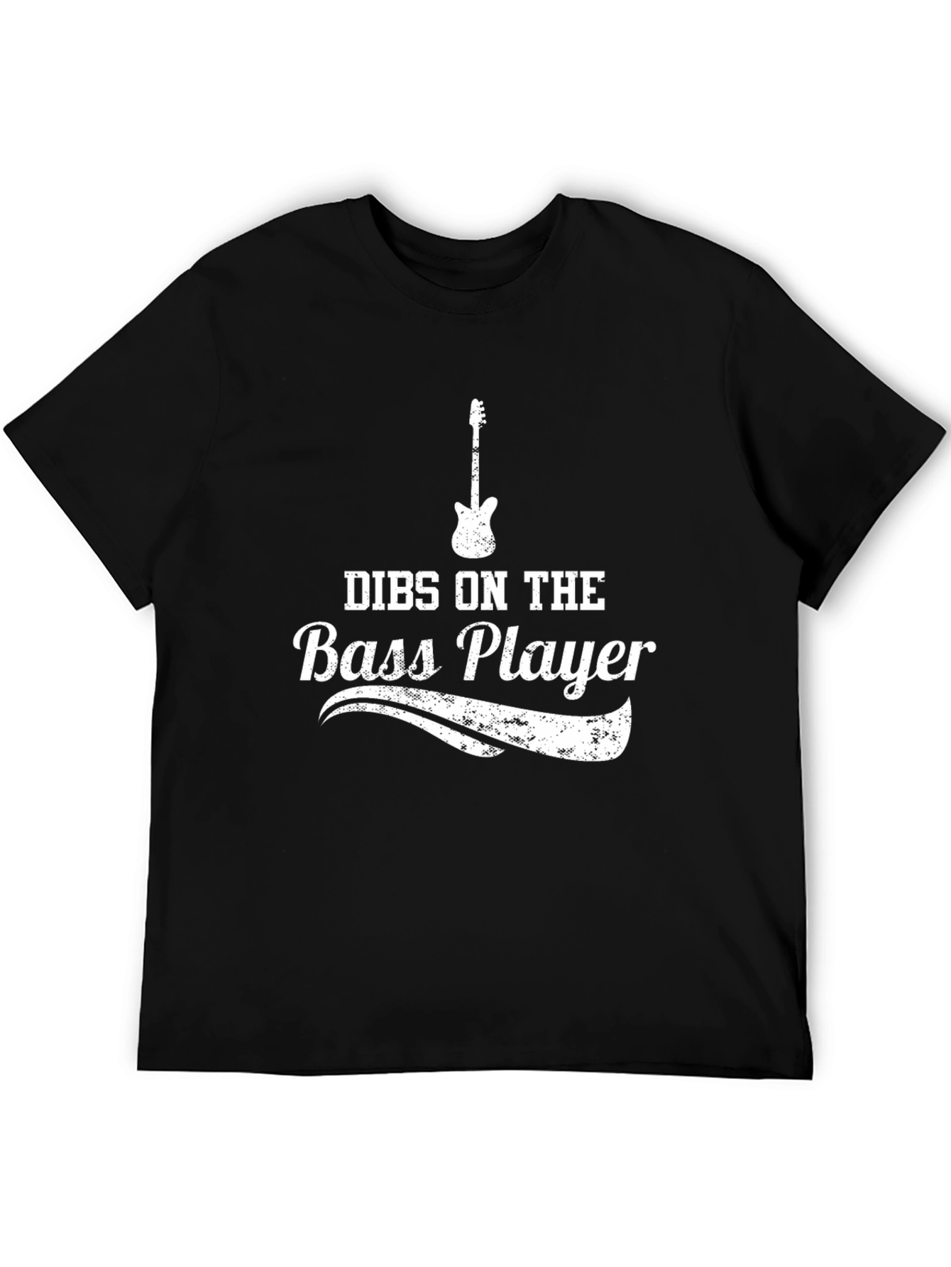 Dibs on the Bass Player Black T-Shirt