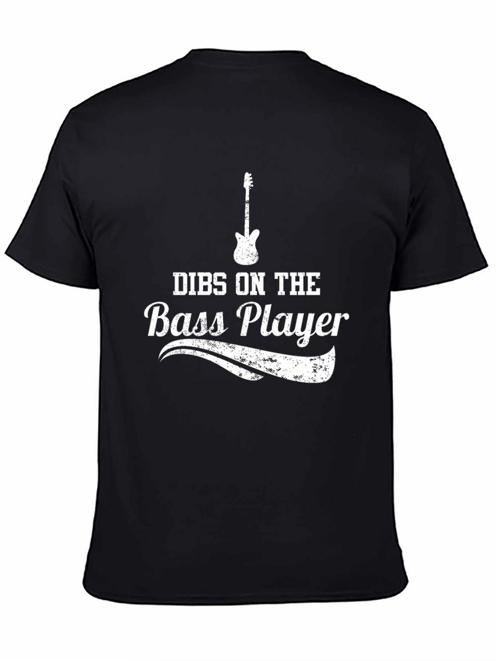 Dibs on the Bass Player Black T-Shirt