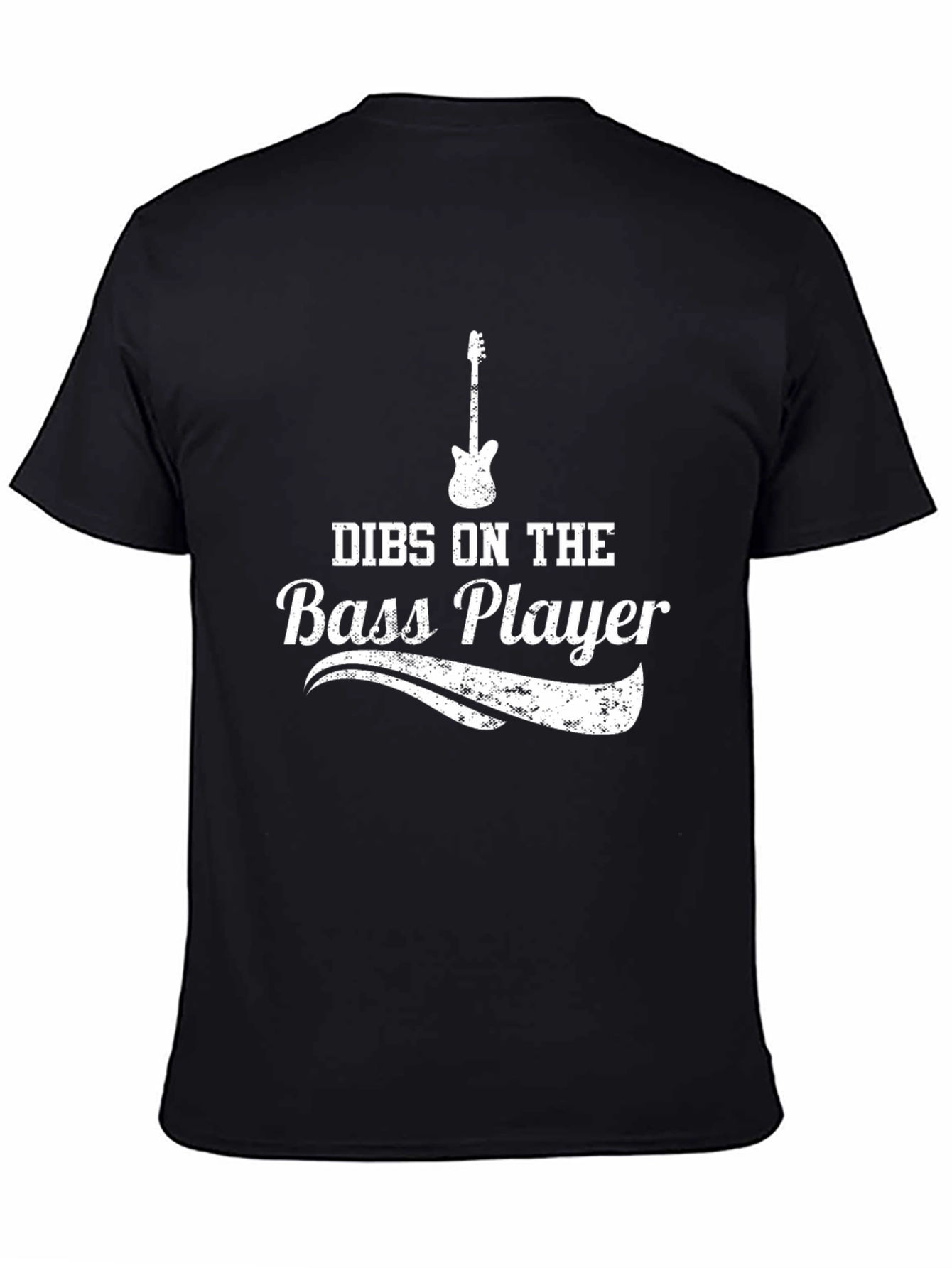 Dibs on the Bass Player Black T-Shirt