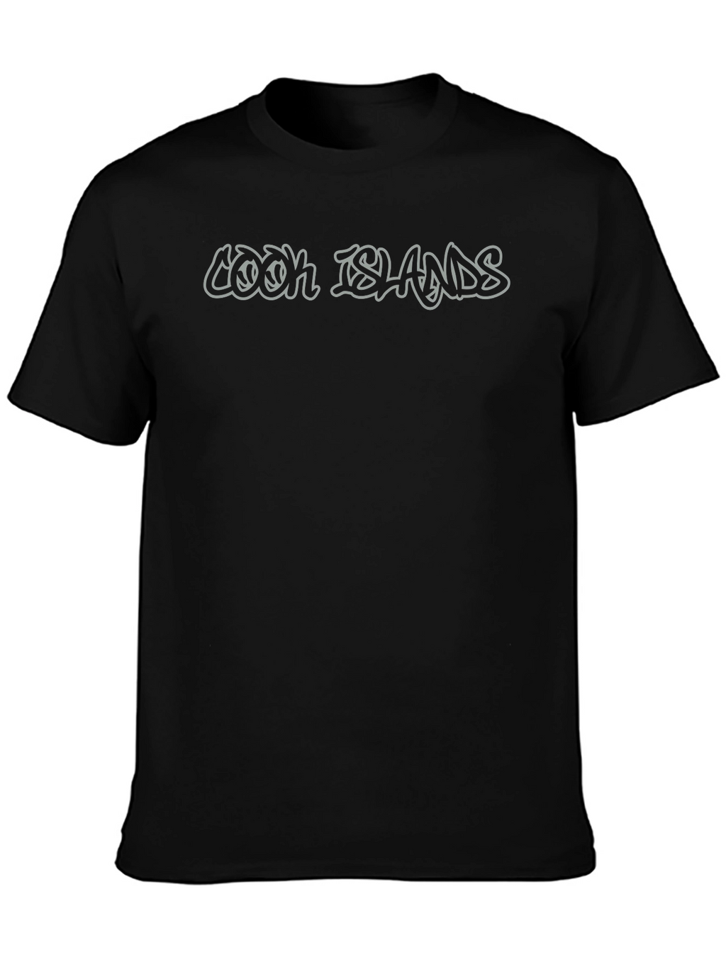 Cook Islands Black T-Shirt - Island Souvenir Tee
