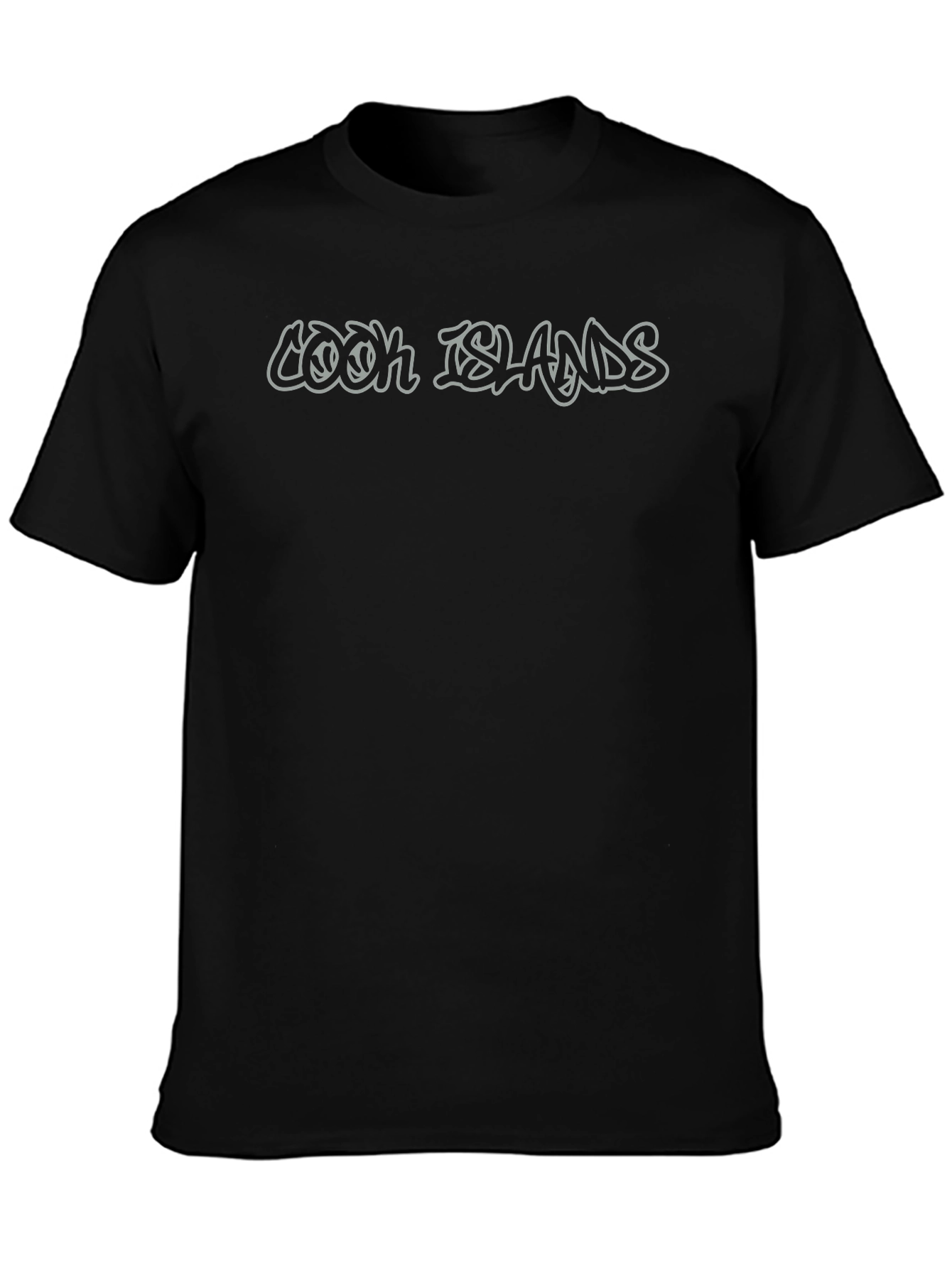 Cook Islands Black T-Shirt - Island Souvenir Tee