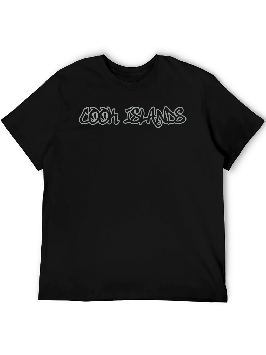 Cook Islands Black T-Shirt - Island Souvenir Tee