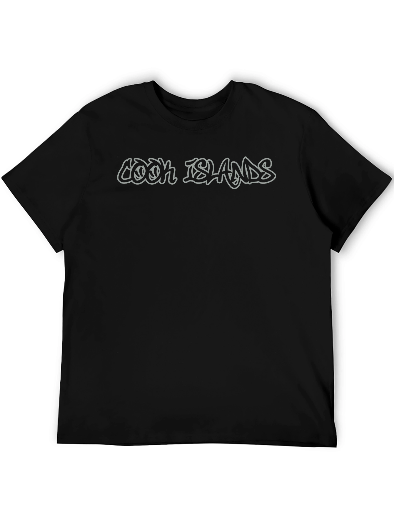 Cook Islands Black T-Shirt - Island Souvenir Tee