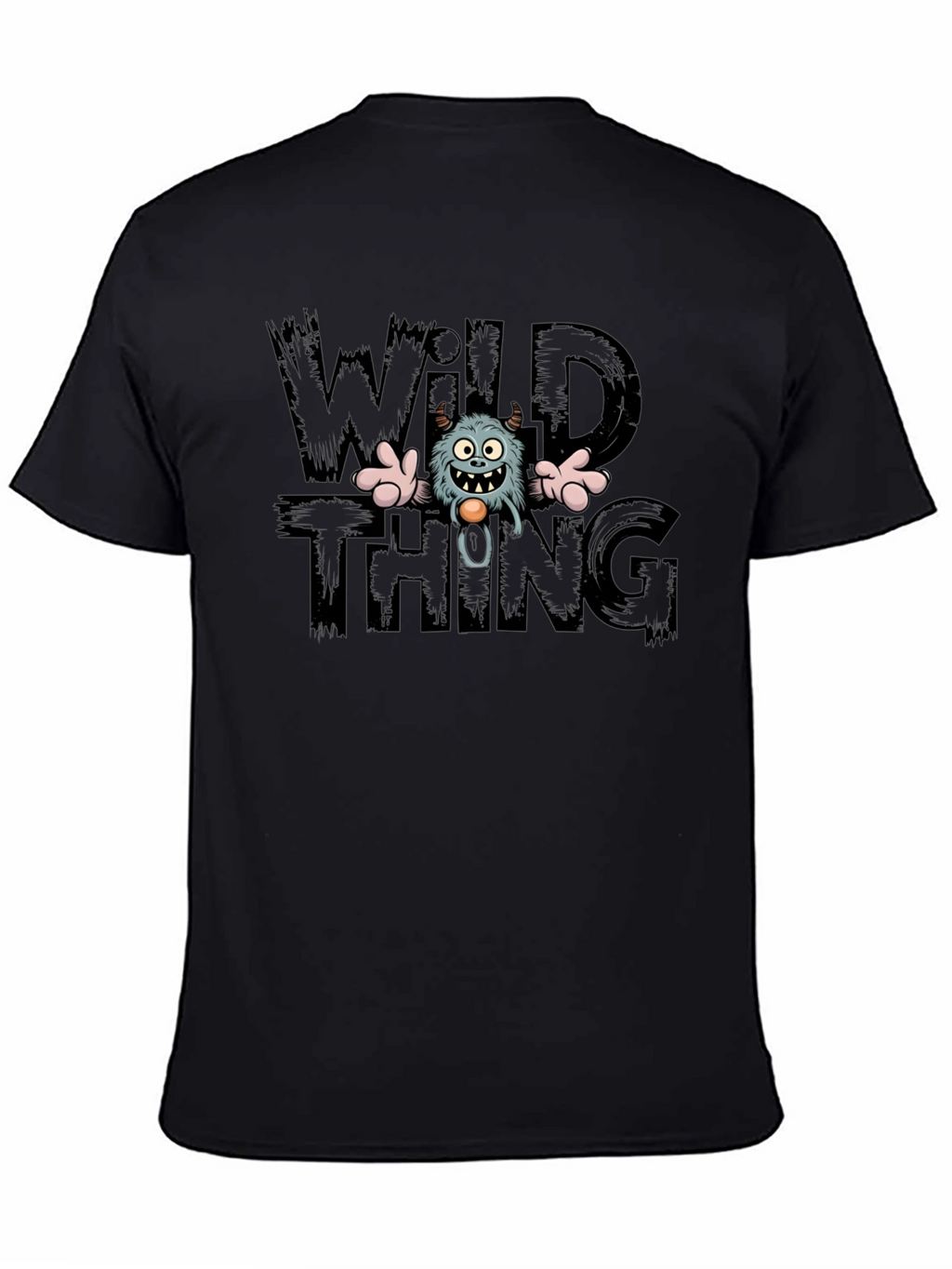 Wild Thing Monster Graphic Tee - Cotton Blend