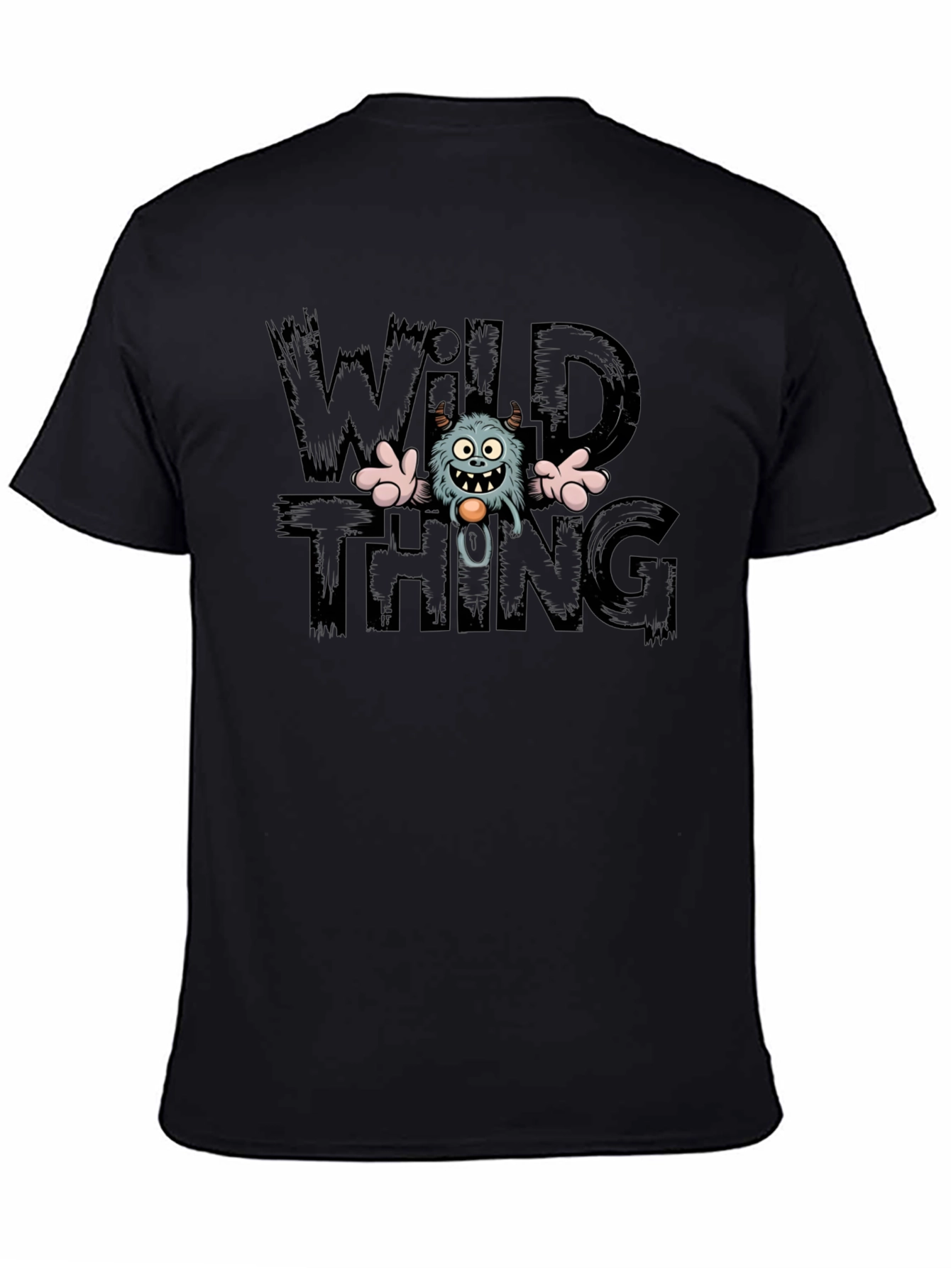 Wild Thing Monster Graphic Tee - Cotton Blend