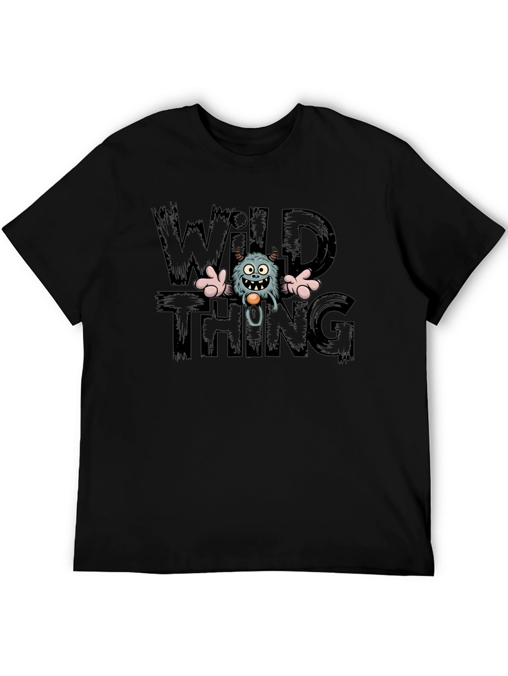 Wild Thing Monster Graphic Tee - Cotton Blend