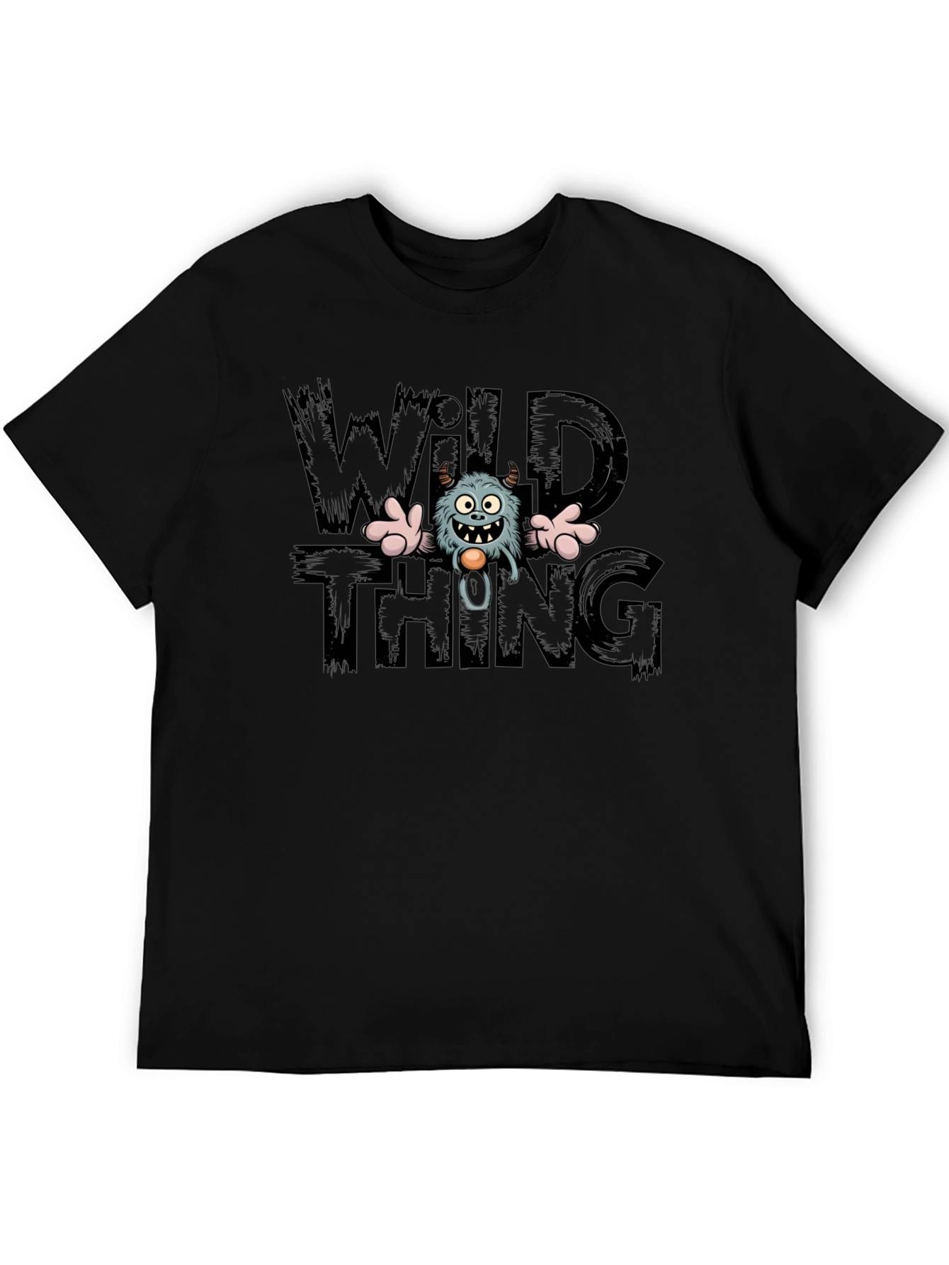 Wild Thing Monster Graphic Tee - Cotton Blend