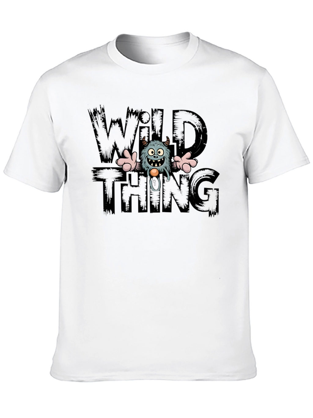 Wild Thing Monster Graphic Tee - Cotton Blend